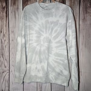 Abercrombie And Fitch Tie-Dye Gray Sweatshirt Womens Medium